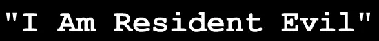 I Am Resident Evil logo
