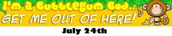 I'm a Bubblegum Bod: July 24th logo