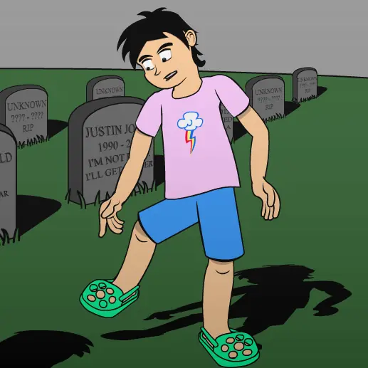 I wore Crocs to Mom's Funeral logo