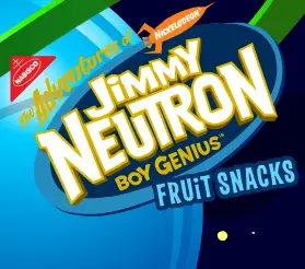 Jimmy Neutron Fruit Snacks Screensaver logo