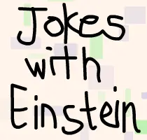 Jokes with Einstein logo