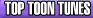 Kids' WB! Top Toon Tunes Banner Ad logo