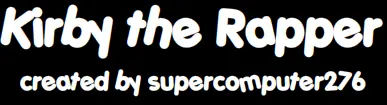 Kirby the Rapper logo
