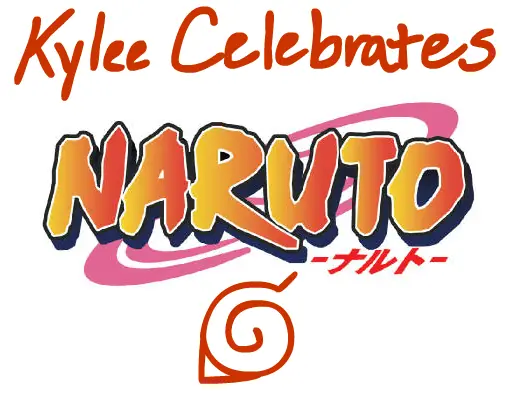 Kylee Celebrates Naruto logo
