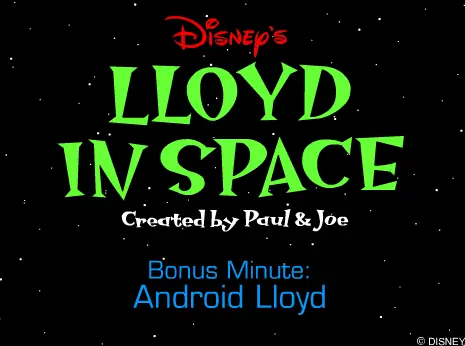 Lloyd in Space Bonus Minute: Android Lloyd logo