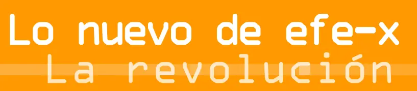 Lo nuevo de efe-x: La revolución logo