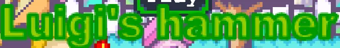 Luigi's hammer logo