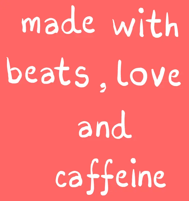 Made with Beats, Love and Caffeine logo