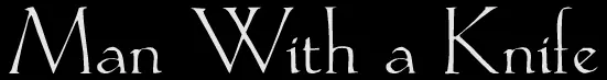 Man With A Knife logo