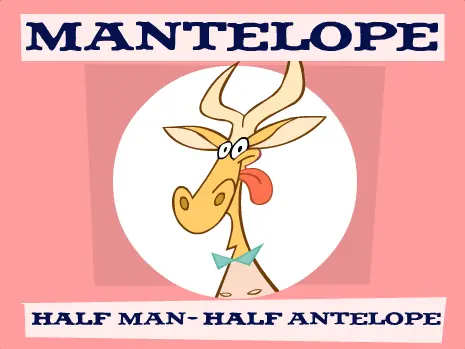 Mantelope: Half Man-Half Antelope logo