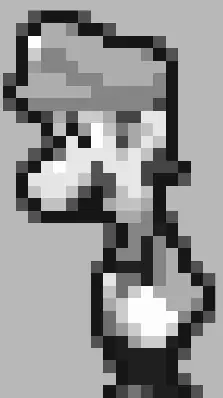 Mario's hammer logo
