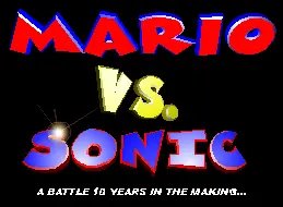Mario vs. Sonic -The War logo