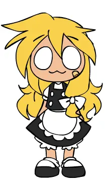 Marisa Kirisame Nyan Cat logo