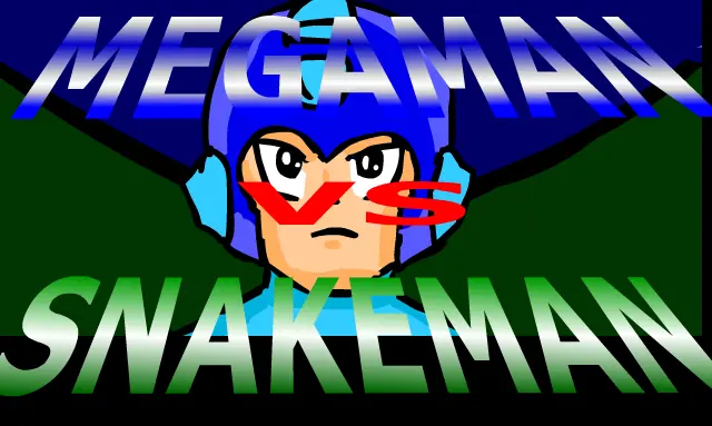 Megaman vs Snakeman logo