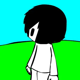 Menino piscando logo