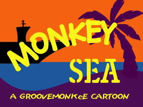 Monkey Sea: A Groove Monkee Cartoon logo
