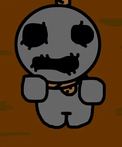 Morshu but it's the Shopkeeper from TBOI logo