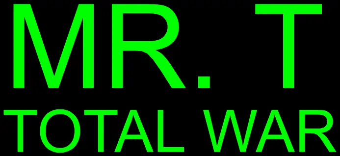 Mr. T: TOTAL WAR logo