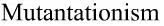 Mutantationism logo