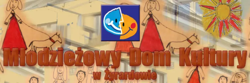 Młodzieżowy Dom Kultury w Żyrardowie Header logo
