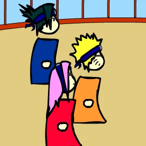Naruto: 3 Person Teams... logo
