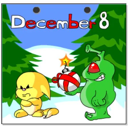 Neopets Advent Calendar 2000: Day 08 logo