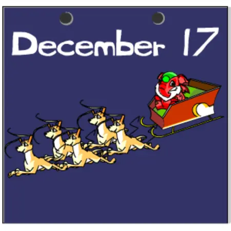 Neopets Advent Calendar 2000: Day 17 logo