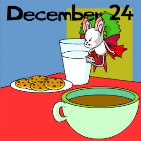 Neopets Advent Calendar 2000: Day 24 logo