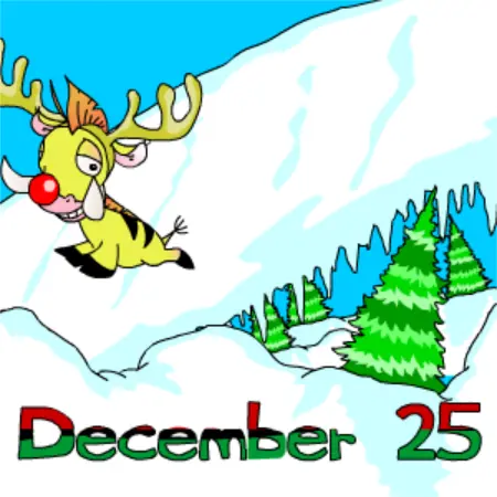 Neopets Advent Calendar 2000: Day 25 logo