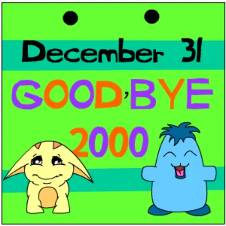 Neopets Advent Calendar 2000: Day 31 logo