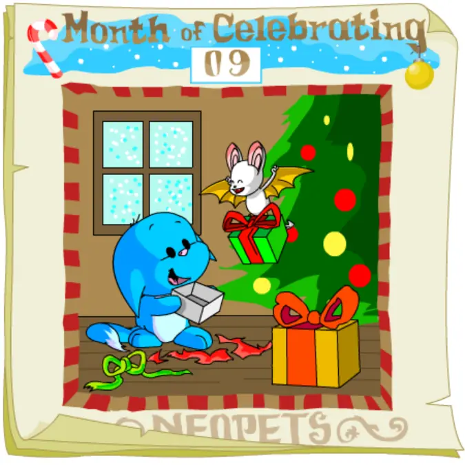 Neopets Advent Calendar 2001: Day 09 logo