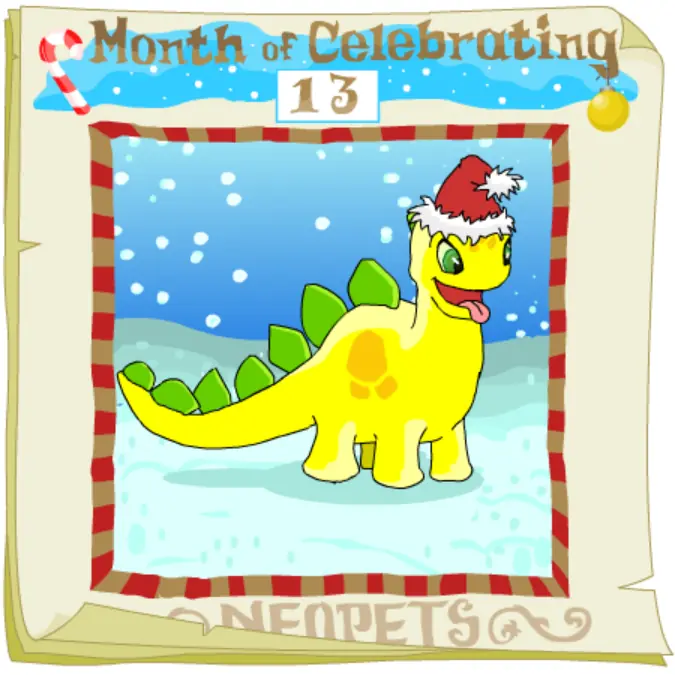 Neopets Advent Calendar 2001: Day 13 logo