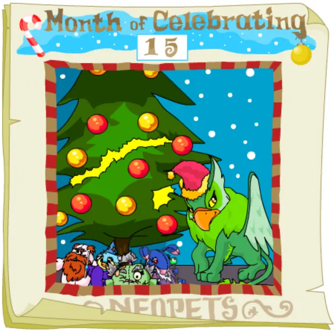 Neopets Advent Calendar 2001: Day 15 logo