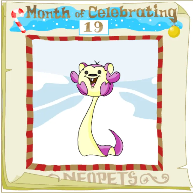 Neopets Advent Calendar 2001: Day 19 logo
