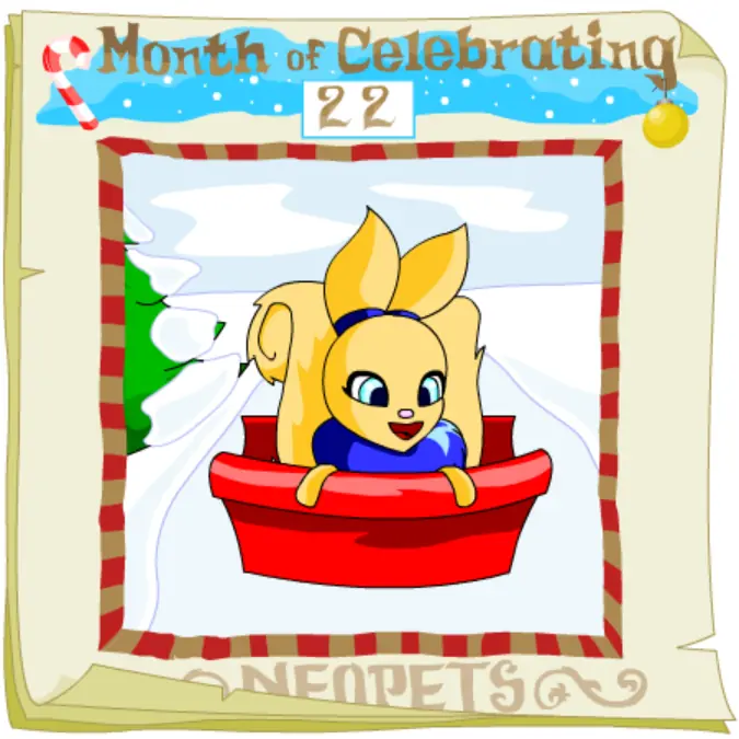 Neopets Advent Calendar 2001: Day 22 logo