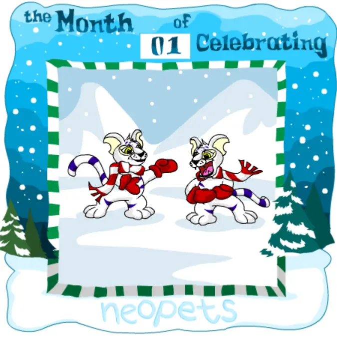 Neopets Advent Calendar 2002: Day 01 logo