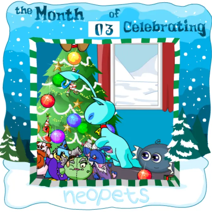 Neopets Advent Calendar 2002: Day 03 logo