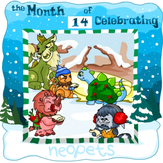 Neopets Advent Calendar 2002: Day 14 logo