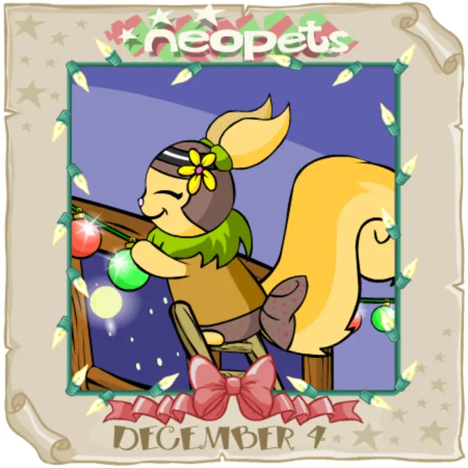 Neopets Advent Calendar 2003: Day 04 logo