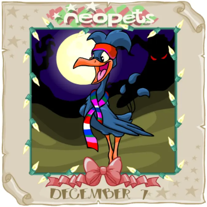 Neopets Advent Calendar 2003: Day 07 logo
