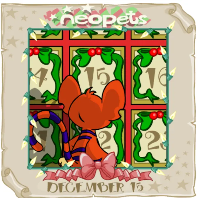 Neopets Advent Calendar 2003: Day 15 logo