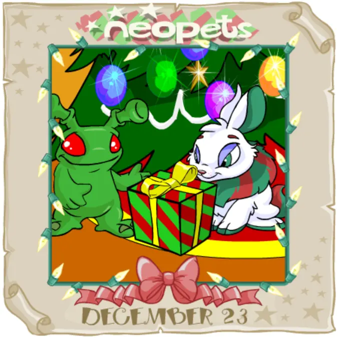Neopets Advent Calendar 2003: Day 23 logo