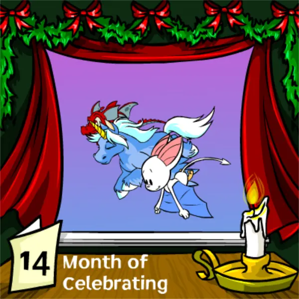 Neopets Advent Calendar 2004: Day 14 logo