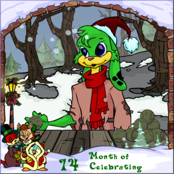 Neopets Advent Calendar 2005: Day 14 logo