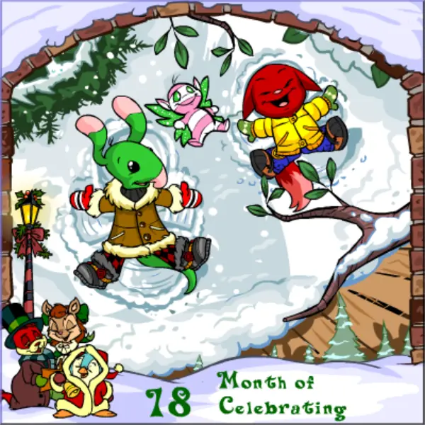 Neopets Advent Calendar 2005: Day 18 logo