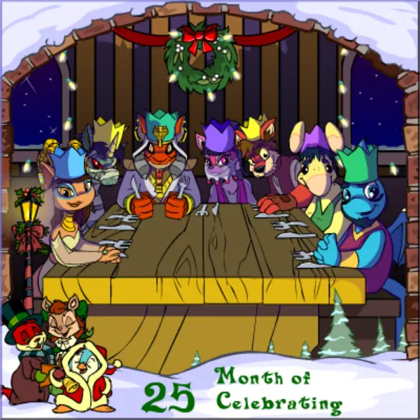 Neopets Advent Calendar 2005: Day 25 logo