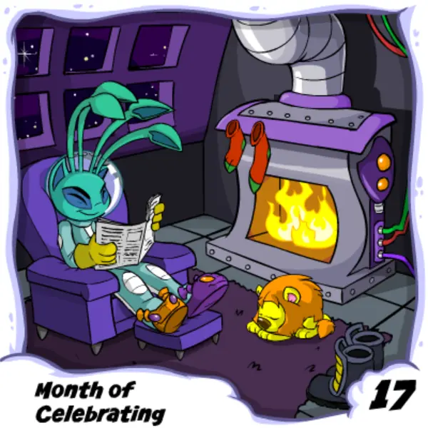 Neopets Advent Calendar 2006: Day 17 logo
