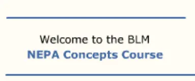 NEPA Concepts Course Flash Test logo
