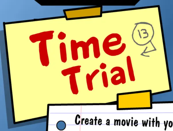 Newgrounds Time Trial 13 logo
