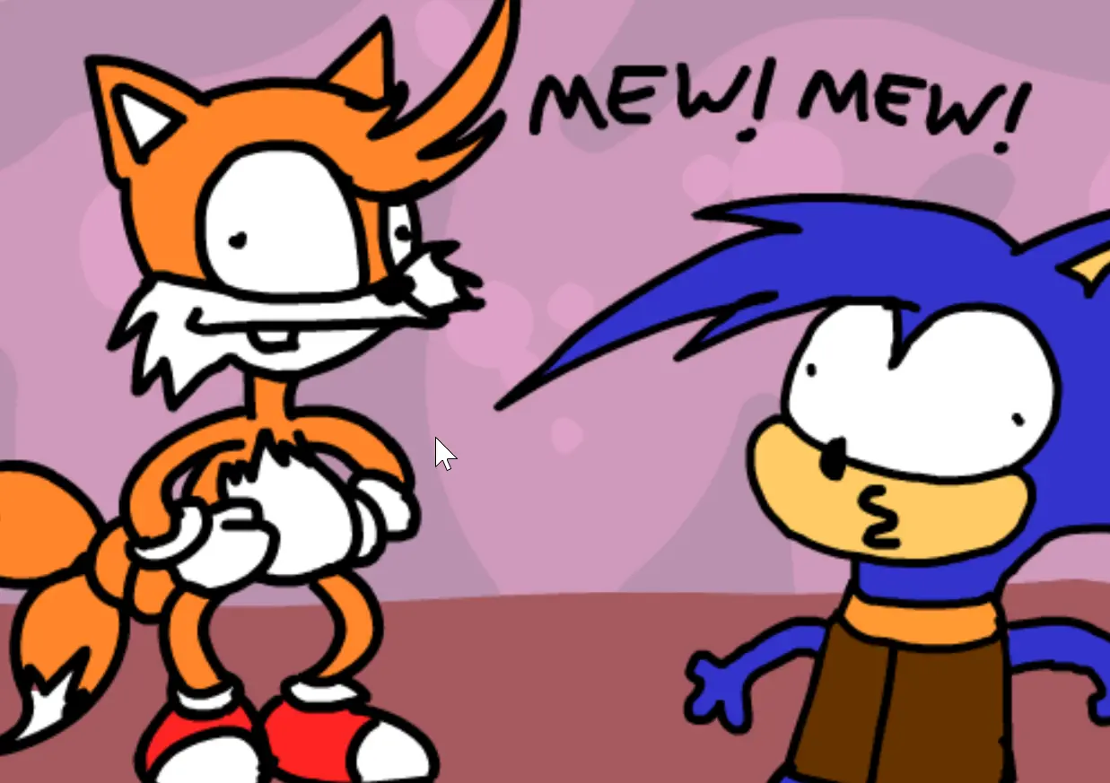 Nitro Tails and Sonic logo